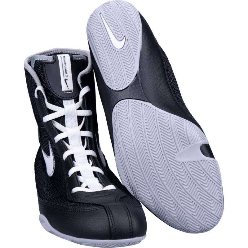 Chaussures NIKE Machomai 2 Black/WHITE 003 - boxing-shop.com